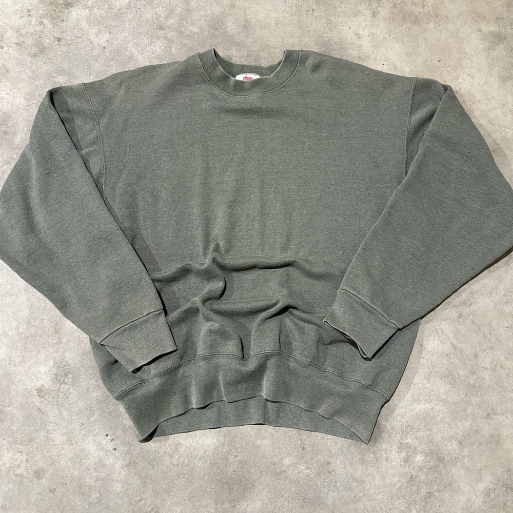Greenish Gray Men's Crewneck